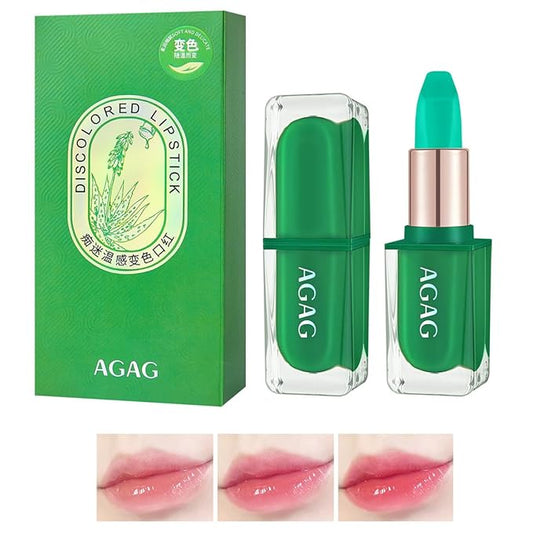 Aloe Vera Lipstick Color Changing Lipstick Moisturizing, Plumping, Changing