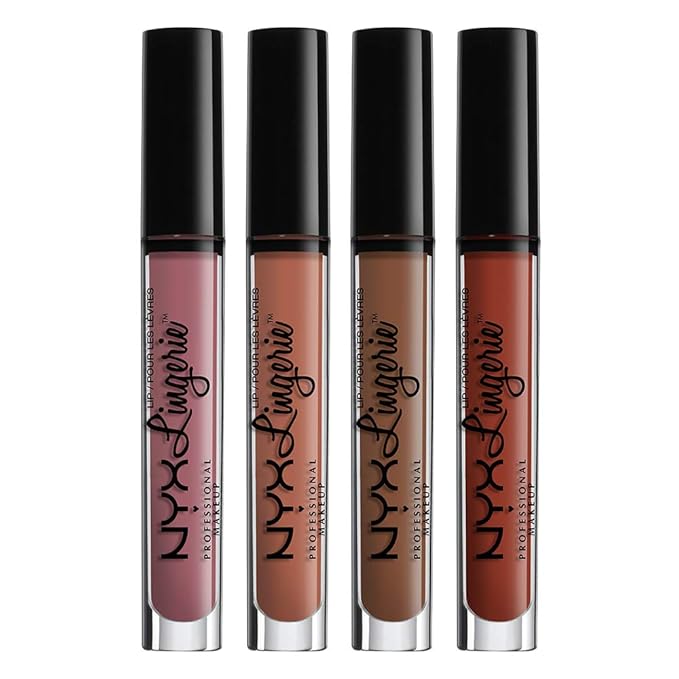 NYX PROFESSIONAL MAKEUP Lip Lingerie Matte Liquid Lipstick - Cabaret Show (Dusty Rose)