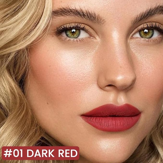 AMY'S DIARY Red Matte Lip Tint Stain Pen,Versatile Pen,Long