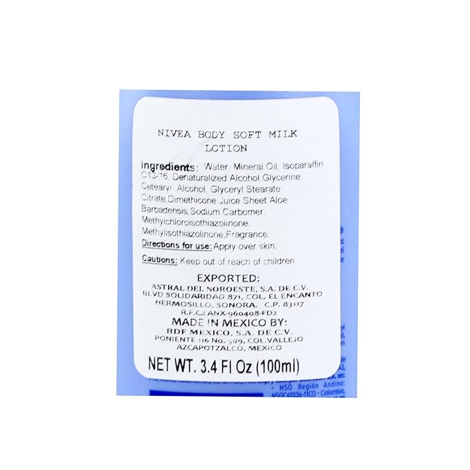 Nivea Soft Milk Lotion Nourishing Lotion