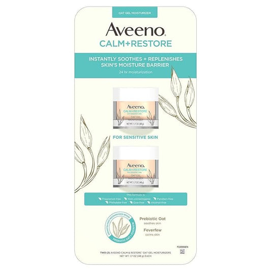 Aveeno Calm+Restore Oat Gel Face Moisturizer,