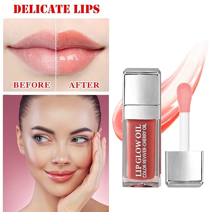 Plumping Lip Oil, Lip Care Hydrating Lip Gloss, Plumping