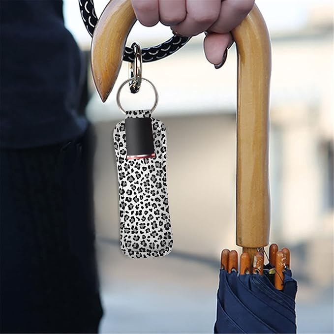 Horeset Chaptick Holder Keychain,Strong Small Lip Balm Holder Keychain,Strong