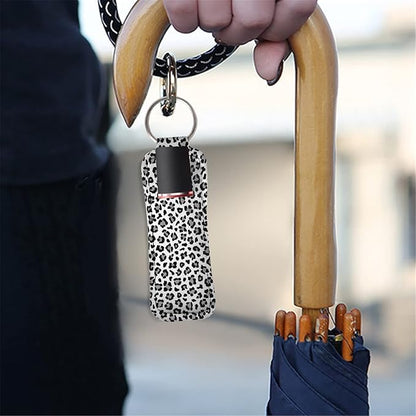Horeset Chaptick Holder Keychain,Strong Small Lip Balm Holder Keychain,Strong