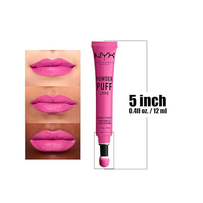Powder Puff Lippie Lip Cream Makeup Lipstick Paint Net Wt 0.4 fl oz / 12 ml Free ZipBag (PPL18 : BBY)