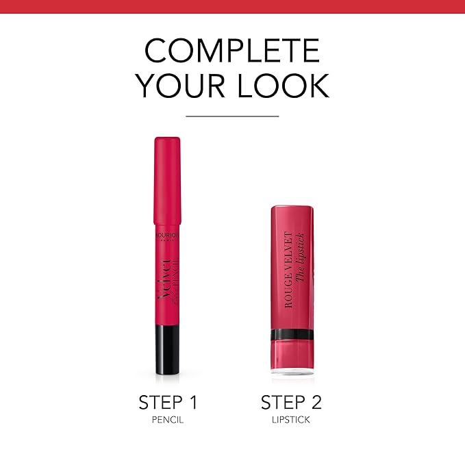 Bourjois Paris Rouge Velvet Lipstick 2.4g - 04 Rouge