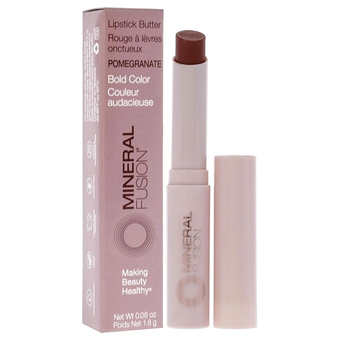 Mineral Fusion Lipstick Butter - Pomegranate for Women Pomegranate
