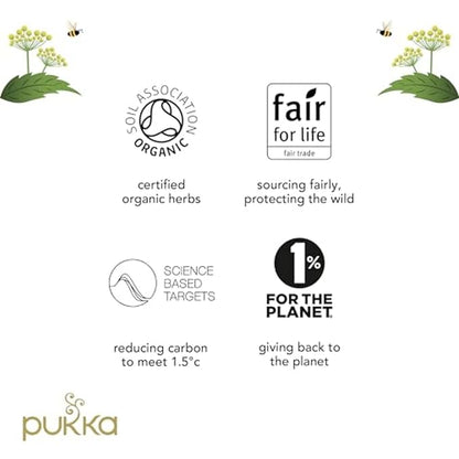 Pukka Supreme Matcha Green Organic Herbal Tea, Energizing Infusion Organic Tea Selection, With Matcha Powder, Ideal For Daily Vitality, Caffeine Free, 80 Total Bags (20ct - Pack of 4)