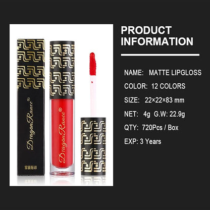 Halloween Dark Matte Liquid Lipstick for Women, Long Lasting Waterproof Lip Gloss, Face Body Painting, Vivid Vampire Lip Stain for Masquerade, Party Goth Makeup, Cosplay (#08 Nude Pink)