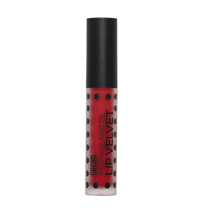 Sacha Cosmetics Intense Matte Lip Velvet, Long Lasting Long
