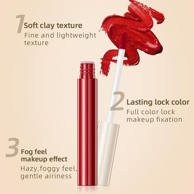 12 Colors Matte Lipstick labiales mate Matte Liquid Long-Lasting