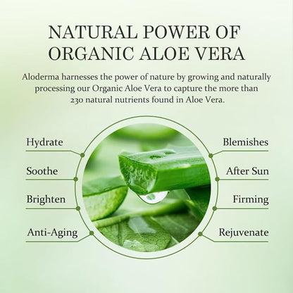 Aloderma Aloe Eye Cream Set, 2 pieces - Brightening Eye Cream, Firming Eye Cream