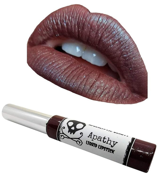Goth Dark Red Liquid Lipstick - 100% vegan Goth