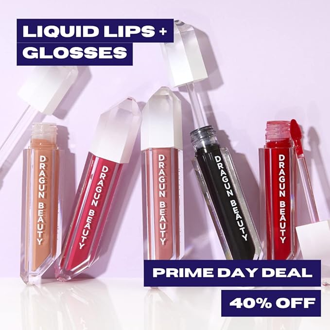 DRAGUN BEAUTY DragunGlass Matte Liquid Lipstick, Hot Pink, DRAGUN