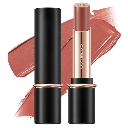 Matte Lipstick Hydrating Lip Color Makeup, Highly Pigmented Lipstick with Moisturizing Formula, Lightweight, Smooth, M06 (sample)