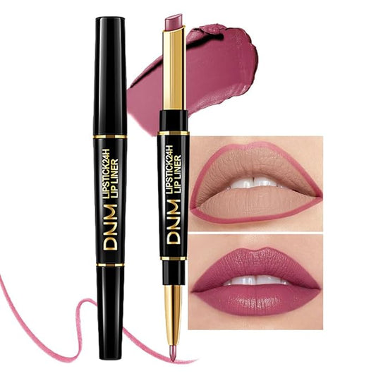evpct 1Pcs Rose Red Matte Lip Liner and Lip