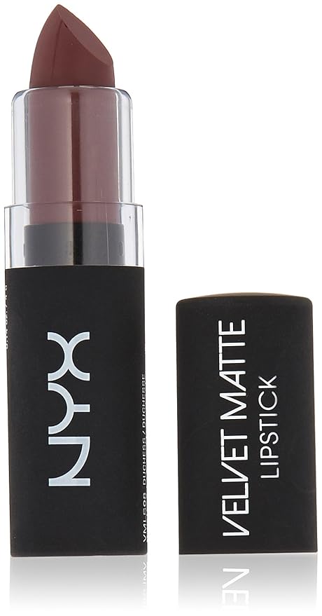 NYX Professional Makeup Velvet Matte Lipstick, Duchess, 0.14