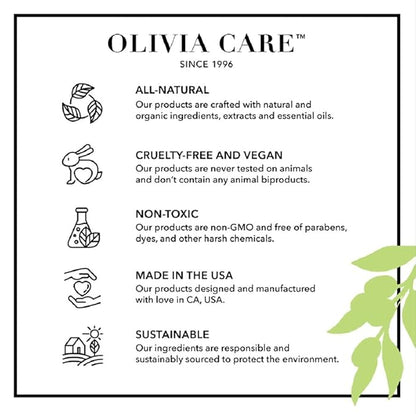 Olivia Care Body Oil Eucalyptus Mint Vegan & Natural | Hydrating & Moisturizing - Infused with VITAMIN E, K & Omega Fatty Acids - Refreshing Fragrance - (Eucalyptus Mint)