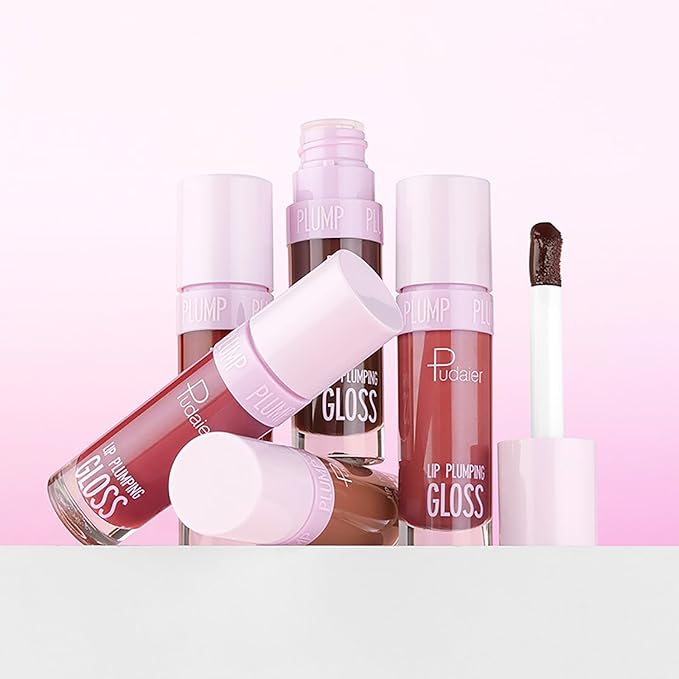 Plumping Lip Gloss for Women Glossy Liquid Lipstick Plumping