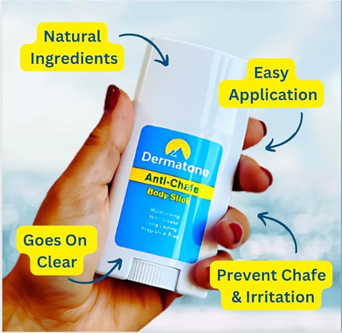DERMATONE Anti-Chafe Body Stick - Moisturizing,