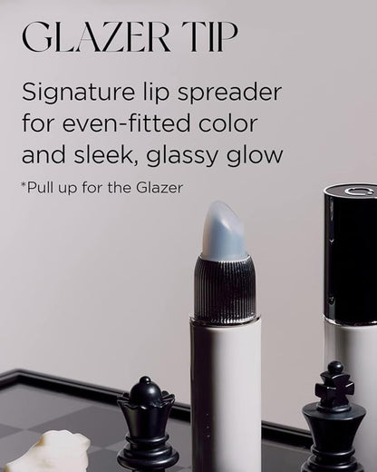 Non-Section Glowy Tint – 108 SOOTY HAZE – Glass Lasting Transparent & Flexible Lip Makeup - Moisturizing Lip Stain for Glossy Finish – Buildable Lipstick for Fuller Looking Lip, 0.18 fl.oz.