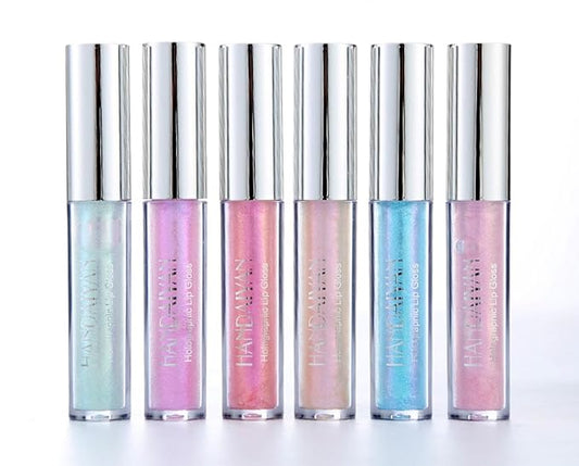 MAEPEOR Glitter Liquid Lipsticks Set 6 Colors Diamond Shimmer Metallic Lipstick Waterproof Long Lasting Makeup Kit Face Eye Glow Shimmer Shinning Lip Gloss Set (Set 01)