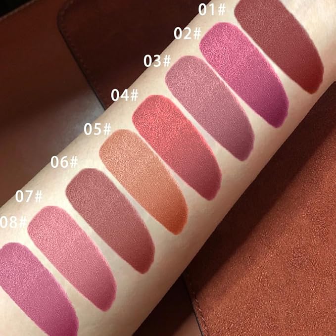 YUANLI Lip Stain Marker Pen, Lip Liner and Lipstick 2 in 1, Long Lasting Waterproof Matte Lip Tint Stain for Women, Hydrating and Waterproof 24 Hour Lip Liner Pencil & Liquid Lipstick - 01