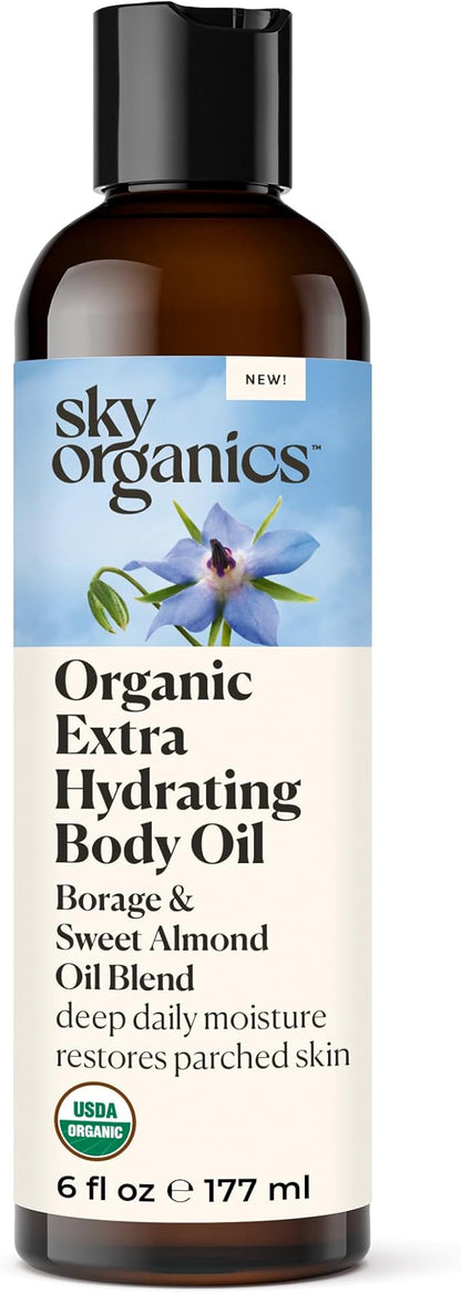 Sky Organics Body Oil, Extra Hydrating