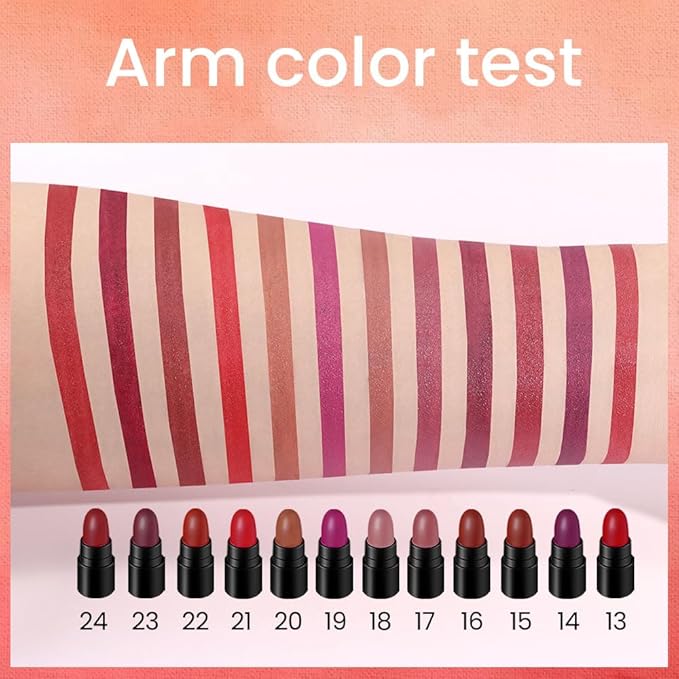 12 Capsule Pills Lipstick Mini Lip Stick Packs originales