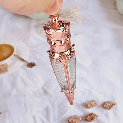 15pcs 4ml rose gold crown empty lip gloss tubes, empty Key chain lipgloss containers