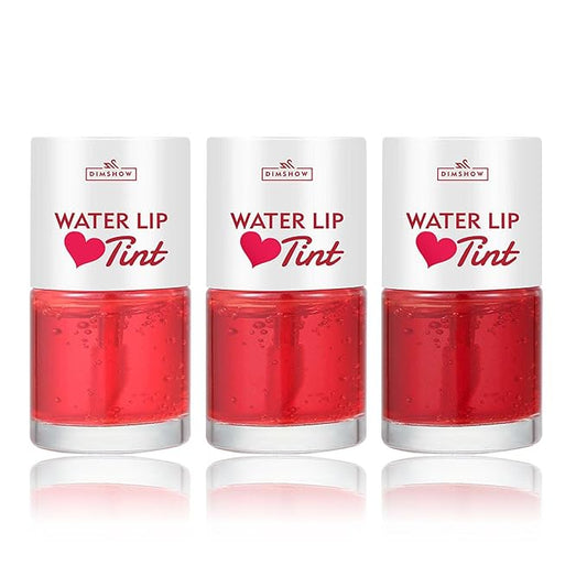 3PCS Lip Tint Stain Set Water Tint Vivid Color Lip Stain Long Lasting Waterproof Lip Gloss Moisturizing Multi-Use Matte Liquid Lipstick Lip and Cheek Tint Makeup - Set A