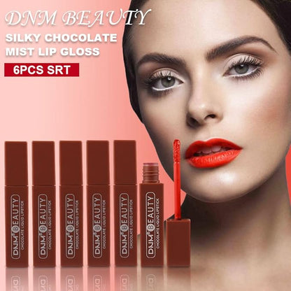6Pcs Chocolate Matte Liquid Lipstick Lipgloss Lip Gloss Lipgloss