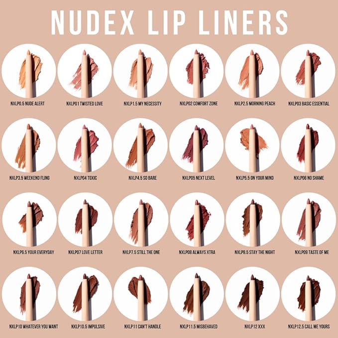 Retractable Waterproof Lip Liner with Built-in Sharpener by Beauty Creations NUDEX Collection (So Bare 4.5)