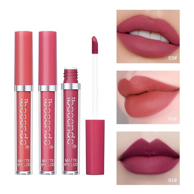 MYUANGO Matte Liquid Lipstick, Ultra-Intense Pigmented Creamy Formula, MYUANGO