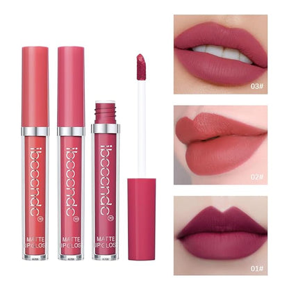 MYUANGO Matte Liquid Lipstick, Ultra-Intense Pigmented Creamy Formula, MYUANGO