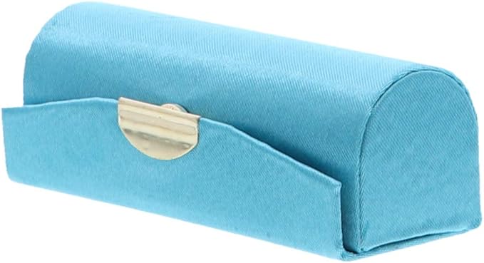 Motique Accessories Turquoise Solid Satin Ladies Lipstick Case