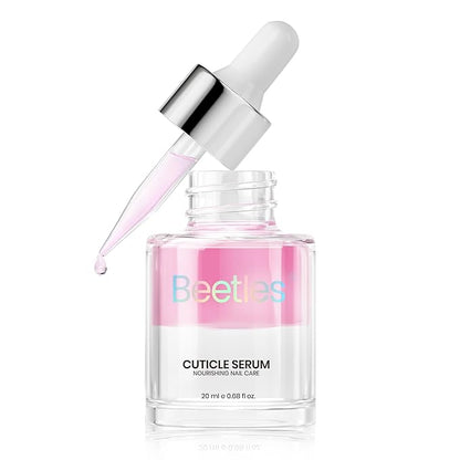 Beetles Cuticle Oil For Nails - 20ml Nail Care Strengthener Oil Stronger Nails Spa and Hand Manicure Essentials Damaged Cuticles for Repaired Thin Nails Nourish Home Nail Gfit for Women