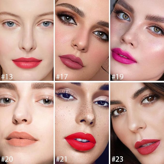 12 Capsule Pills Lipstick Mini Lip Stick Packs originales