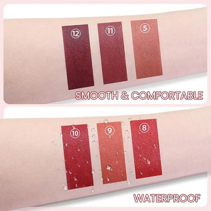 BINGBRUSH Crayon Matte Longwear Lipstick Pack Set,Moisture Sm