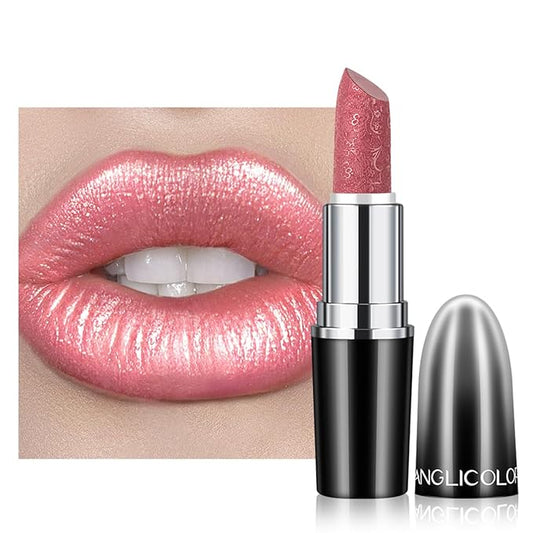 Glitter Lipstick for Women with Metallic 3D Shine Lipstick 14OZ