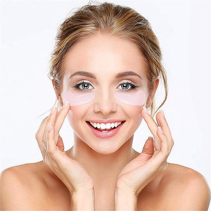 Under Eye Patches - 30 Pairs Collagen Eye Mask Eye Patches for Puffy Eyes and Dark Circles, Anti Aging Moisturizing Gel Eye Pads Under Eye Mask, Milk White
