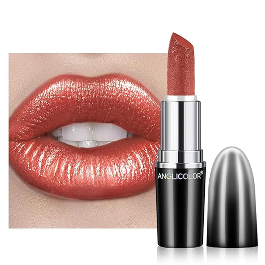 Glitter Lipstick for Women with Metallic 3D Shine Lipstick 14OZ