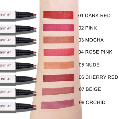 Mocha Nude Matte Lip Tint Stain Pen,Versatile Lip Set,Long