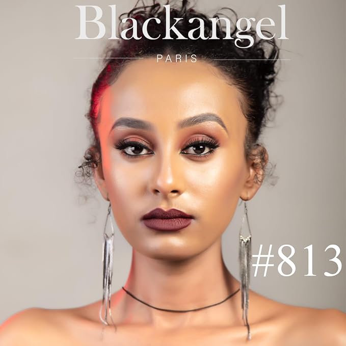 Blackangel Lash-Lengthening Black Mascara, Super Stay Matte Liquid Blackangel