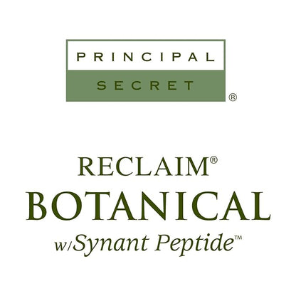 Principal Secret reclaim BOTANICAL Anti-Aging Radiant Recovery Fluid Eye Cream Plant Based Retinol, Argireline, Squalane, Peptides, Ceramides Hyaluronic Acid for Dark Circles & Wrinkles 0.5oz