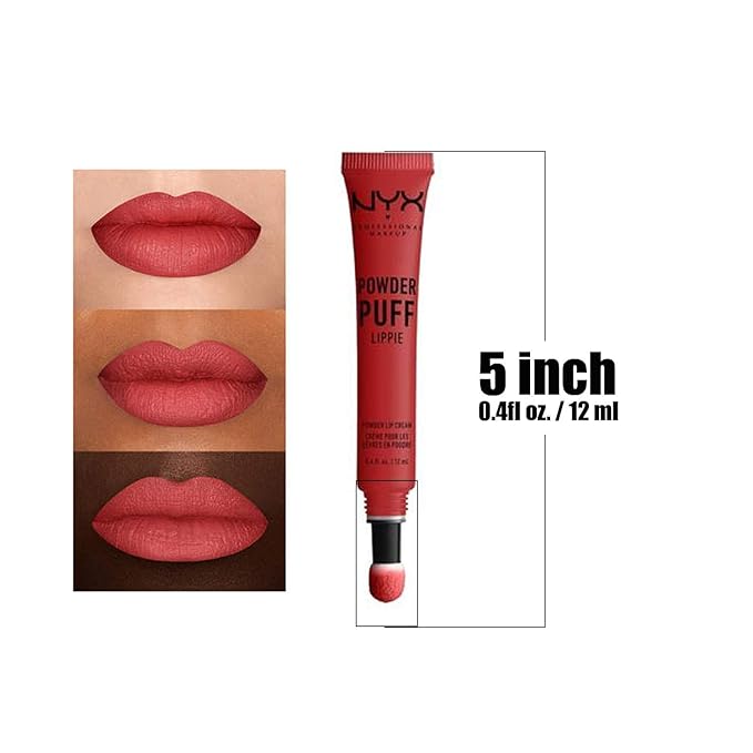 Powder Puff Lippie Lip Cream Makeup Lipstick Paint Net Wt 0.4 fl oz / 12 ml Free ZipBag (PPL02 : PUPPY LOVE)