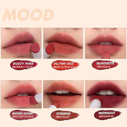rom&nd Zero Matte Lipstick 3g, 18 TANNING RED, 3g,