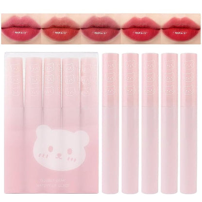 Liquid Matt Lipstick Lipliner Lip Crayons Pack Set,Velvet Makeup,Waterproof&Waterlasting,D