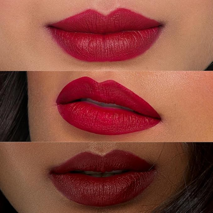 SUGAR Cosmetics Matte As Hell Crayon Lipstick10 Cherry Darling (Cherry Red) Highly pigmented, Creamy Texture, Long lasting Matte Finish