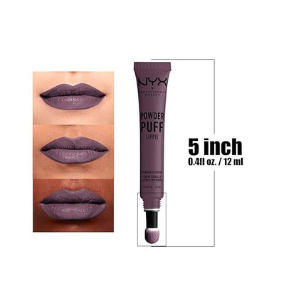 Powder Puff Lippie Lip Cream Makeup Lipstick Paint Net Wt 0.4 fl oz / 12 ml Free ZipBag (PPL19 : DETENTION)